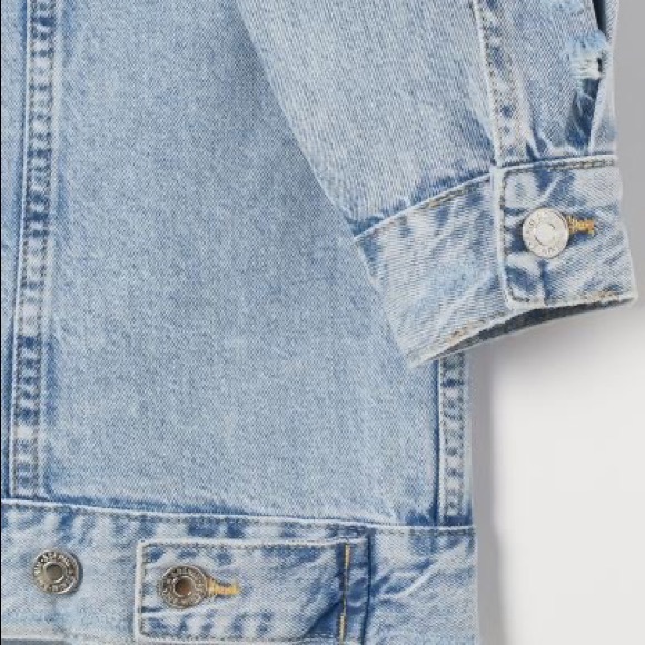 H & M Longline Jean Jacket - Picture 10 of 11